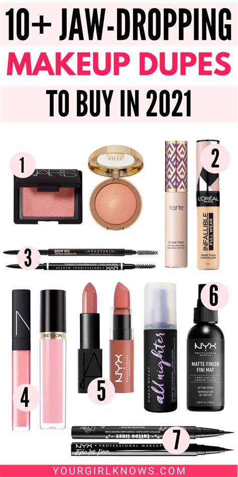 drugstore dupes for expensive makeup.